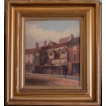 Martin M. Jacobi (British, 1834-), White Hart, Coldmore Green; Digbeth, Walsall, a pair, signed, oil