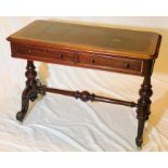 An early Victorian mahogany library table, circa 1