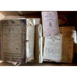 Ephemera. Mixed collection comprising: approximately 40 miscellaneous almanacs, including several