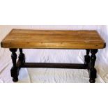 A late 18th century continental pine and walnut lo