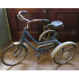 A twentieth century Tri-ang blue-painted, child's