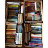 Collection of miscellaneous books, fiction, biography, music. Condition varied, as found. In four