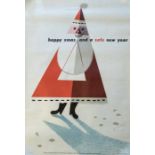 ROSPA, 1950 Christmas poster, colour lithograph by Reiss, printed by Loxley Bros Ltd., 30" by 20",