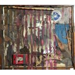 George Jardine (British,1920-2003), collage, mixed media, 46 by 52cm, framed Note: Artist Resale