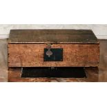 A late 17th Century oak bible box, circa 1680, sin