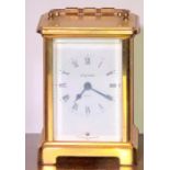 An early 20th century French carriage clock by Duv