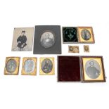 A series of Victorian tintype and daguerreotype ph