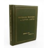 Waterlow Bros. & Layton, Ltd., Catalogue of General Stationery, 1912, illustrated, including