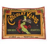 Leonetto Cappiello (1875-1942), colour advertising poster for Chocolat Klaus, unframed,