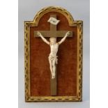 An 18th Century Ivory hand carved Corpus Christian