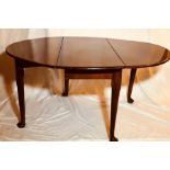 A George II Cuban mahogany dropleaf table , circa