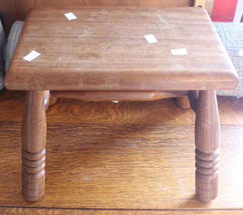 ****LOCATED AT GRESLEY****Three small side tables/stools, mahogany and pine - Image 2 of 3