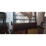 ***LOCATED AT GRESLEY****Two early to mid 20th Century mahogany double beds, a pair of mahogany