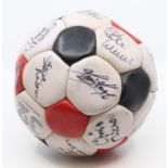 Southampton Interest: A signed 1981/82 football, signed by fifteen members of the 81/82