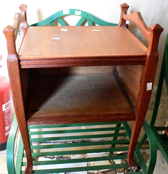 ****LOCATED AT GRESLEY****Three small side tables/stools, mahogany and pine - Image 3 of 3