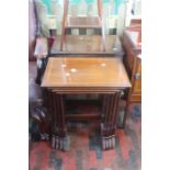 ***LOCATED AT GRESLEY****A collection of furniture comprising an Edwardian four piece nest of