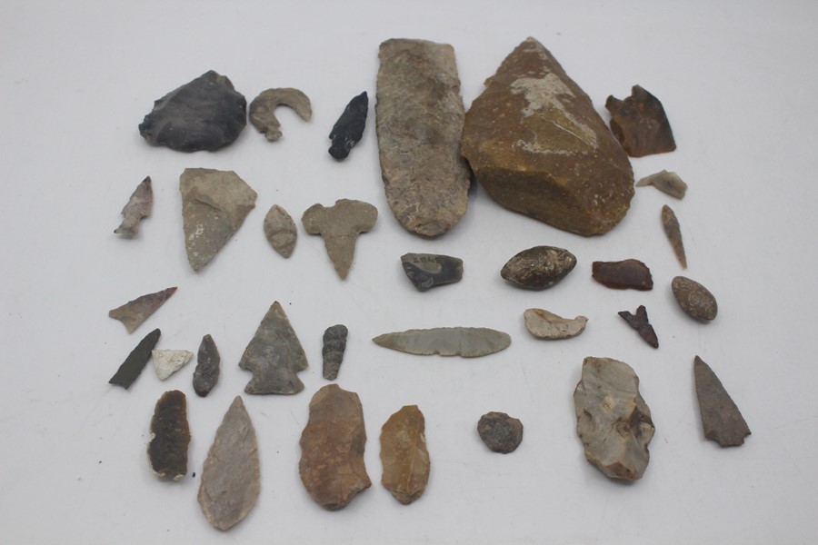 Antiquities - a collection of European, African and American flints