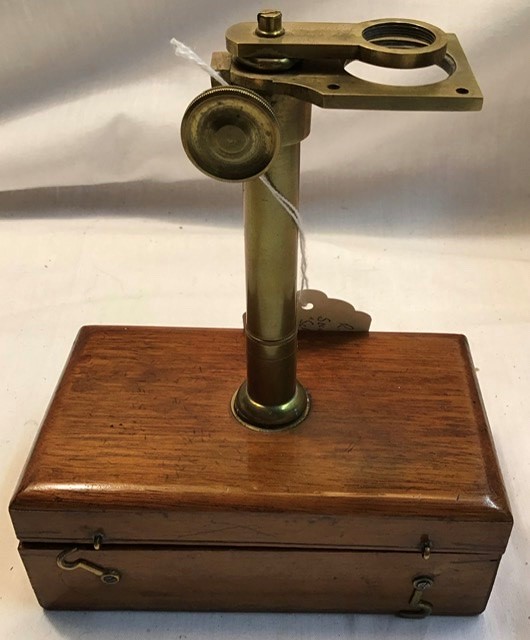 R Field & Son Society of Arts Prize School Microscope c1855. In original wooden box with - Image 2 of 4