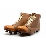 Steve Bloomer  - Derby County Interest: A pair of  Steve Bloomer lucky Goal Scorer Football boots,