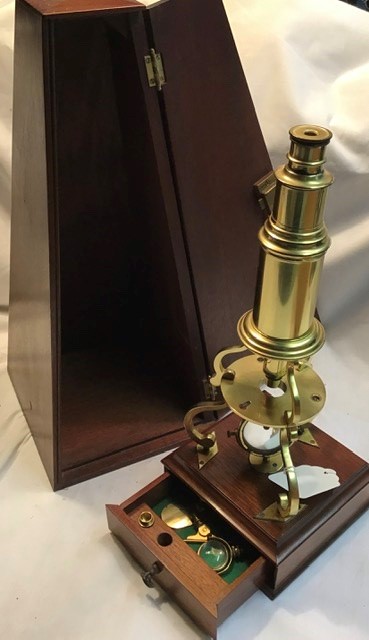 Nairne & Blunt replica of Culpeper microscope by Burke & Jones. Limited edition number 81 of 600. In - Image 2 of 4