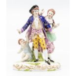 An early 19th Century Derby figural group, red mark to underside of base (circa 1806-1825) (