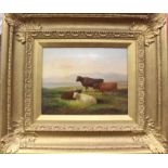 Henry William Banks Davis, R.A., (1833-1914), Cattle, oil on canvas, signed and dated 1872, approx