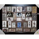 Martin Whatson Framed Stickers #2 Black frame with 29 Original Martin Whatson Stickers