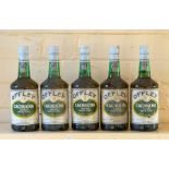 ***ITEM LOCATED AT BISHTON HALL*** Five bottles of Offley Cachucha Superb White Port (5).