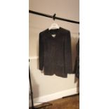 A Ladies Cerruti 1881 jackets black with sparkly thread throughout in man made fibres one size UK
