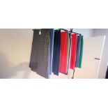 A collection of 10 wool skirts, plain, tweed etc. Size 10. All Daks samples. (10)