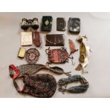 A collection of various beadwork even bags and purses, pocket books, opera glasses etc (parcel)