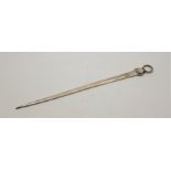 A George II silver skewer, by Gabriel Sleath, London 1742, length 32.2cm. (116.3g)