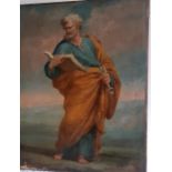 Old master interest an oil depicting St Peter probably 17th century 48 by 37cm Property of a