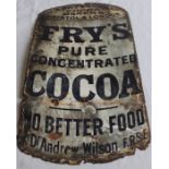 J.S Fry & Sons Cocoa Sign
