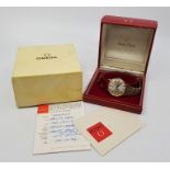 An Omega gold plated gentleman's bracelet watch, c.1966, ref.131.109, manual movement cal.601,