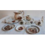 A collection of WW1 related crested China and Bairnsfather interest items