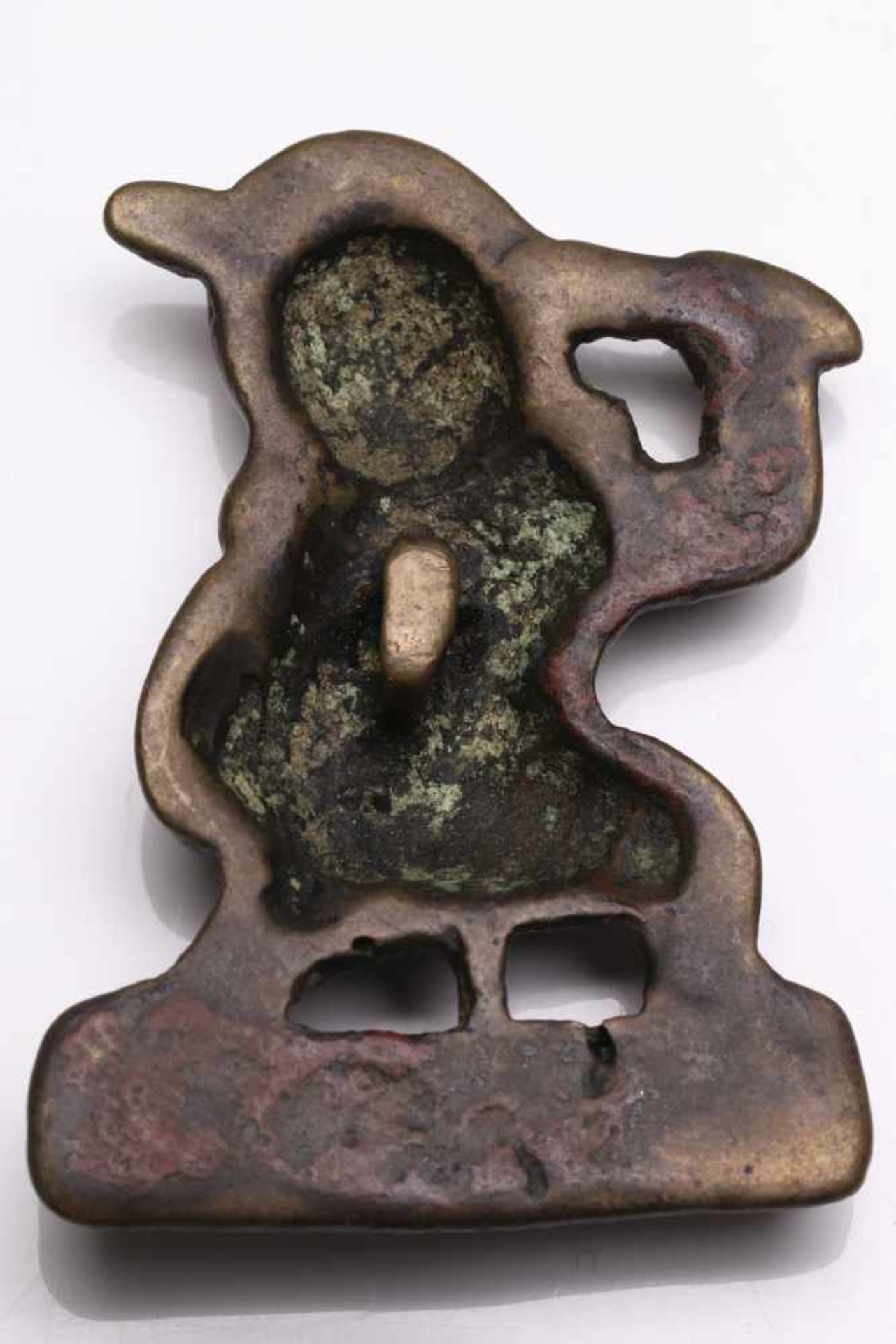 THOCKCHA IN FORM OF ACALABronzeTibet , 12th centuryDimensions: Height 4,5 cmWeight: 20 grams - Bild 2 aus 2