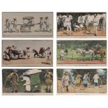 SIX LITHOGRAPHS FROM H.D. COLLISONS-MORLEY (BRIT. 1877-1915) DEPICTING SCENES OF HONG KONG