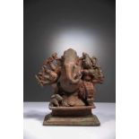 GANESHA WITH CONSORT