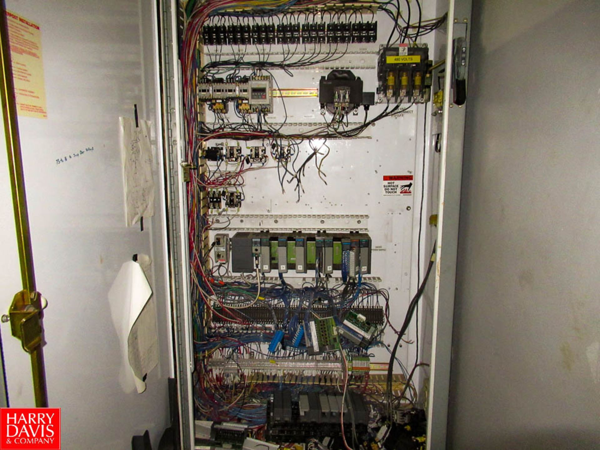 Lot of (5) Assorted PLC Cabinets, Located Along Back Wall In Upstairs Electrical Shop - Rigging Fee: - Image 2 of 10