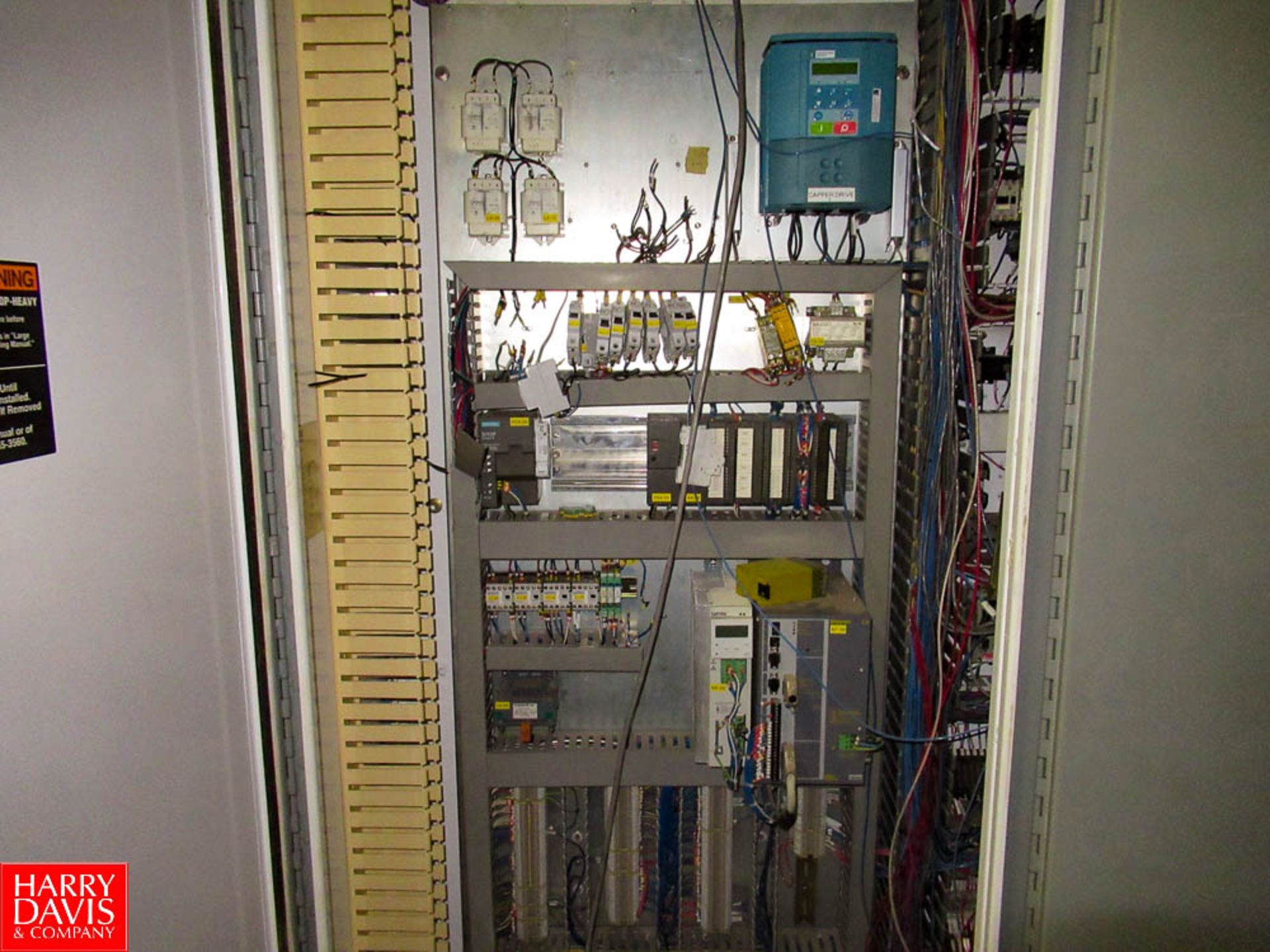 Lot of (5) Assorted PLC Cabinets, Located Along Back Wall In Upstairs Electrical Shop - Rigging Fee: - Image 10 of 10