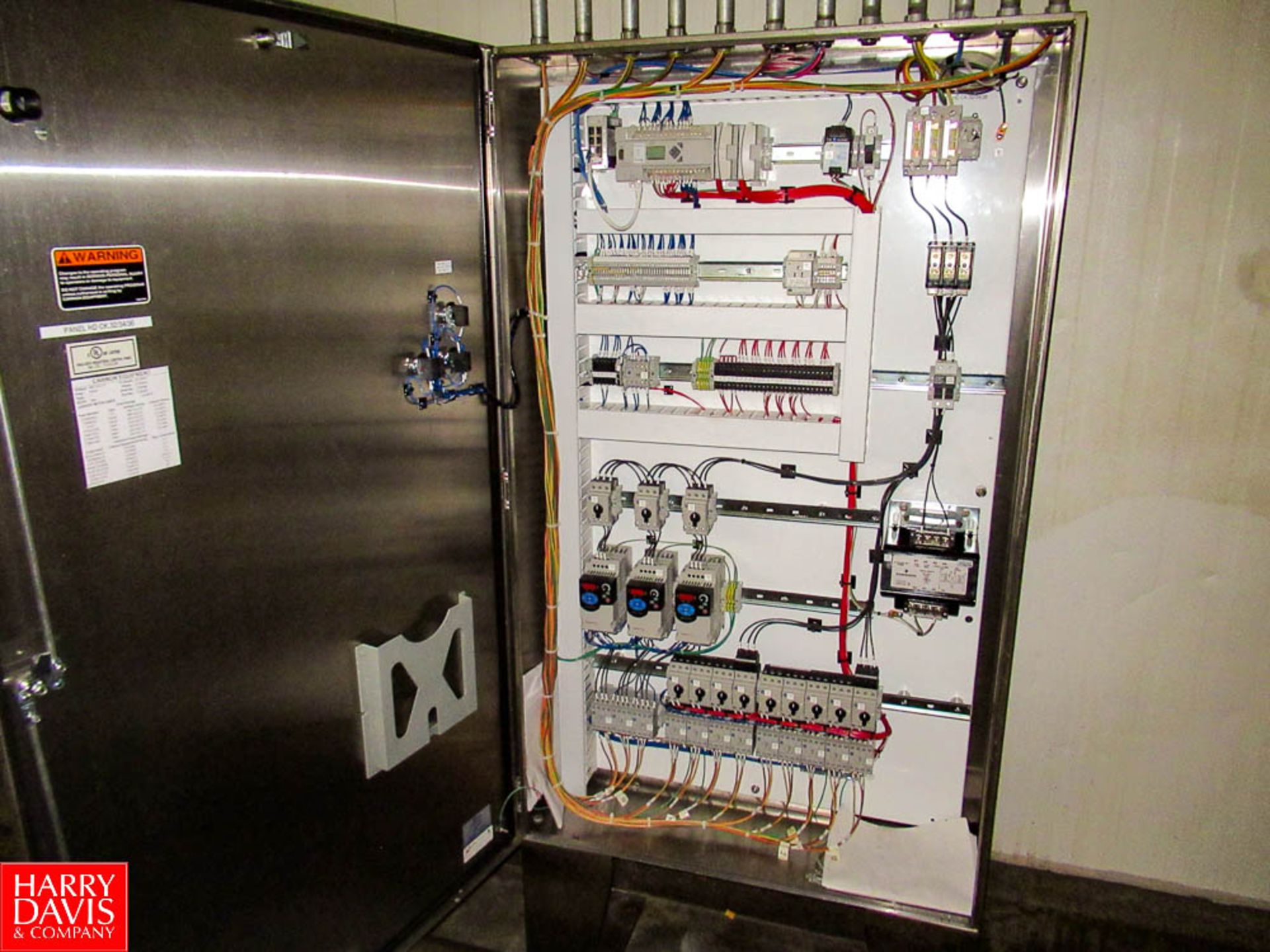 Lot of (2) Cannon PLC Control Cabinets Includes MCC Panel 8, Located In: Storage Cooler A - - Image 4 of 4