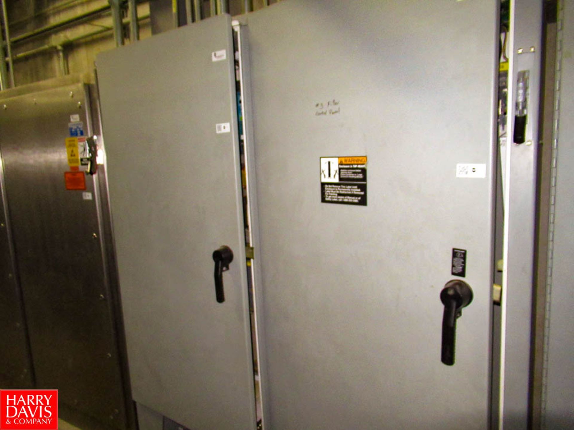 Lot of (5) Assorted PLC Cabinets, Located Along Back Wall In Upstairs Electrical Shop - Rigging Fee: - Image 8 of 10