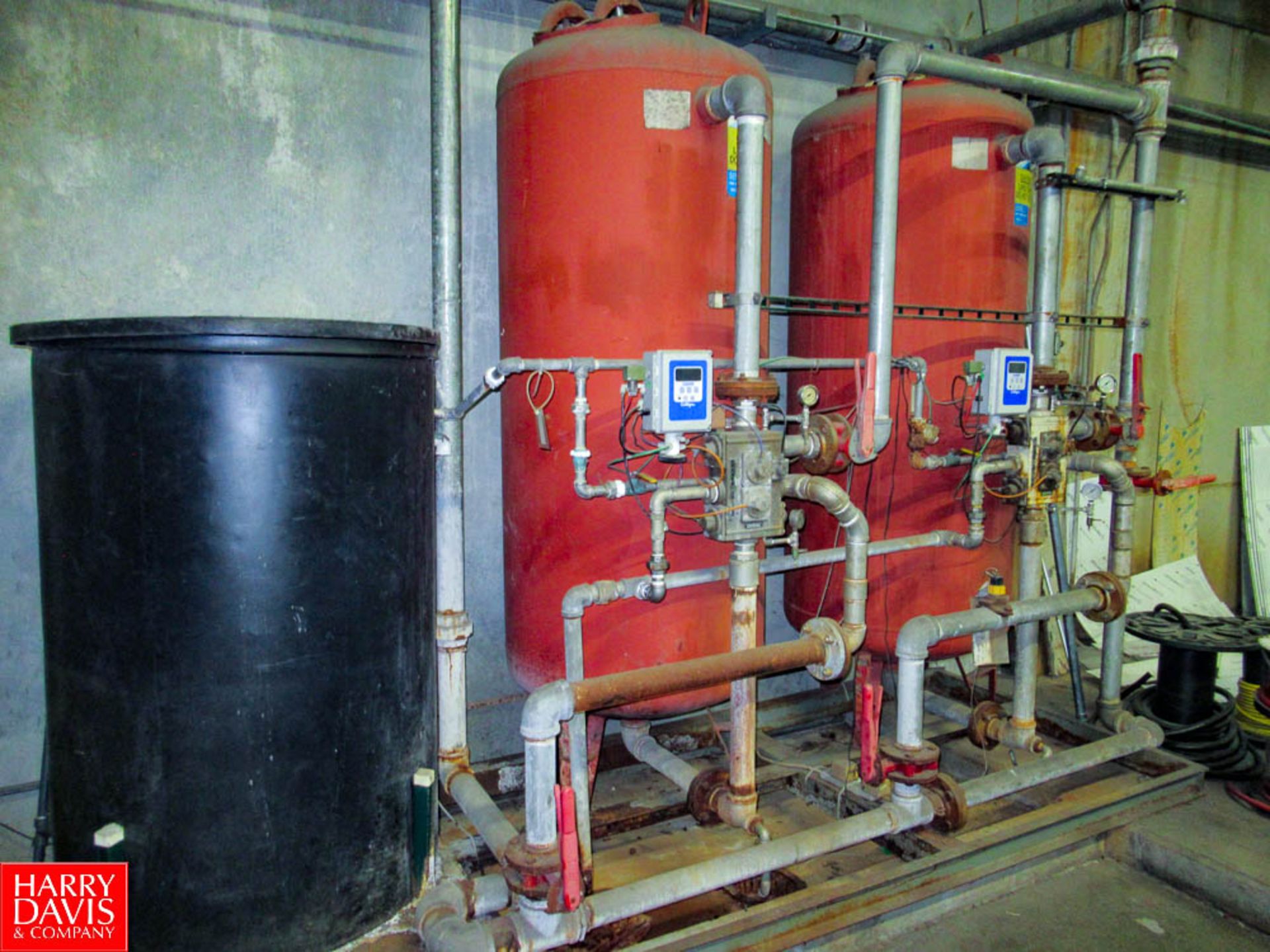 Boiler Soft Water System Consist Of (2) Vertical Receivers with Controls, Located In: Boiler - Image 2 of 2