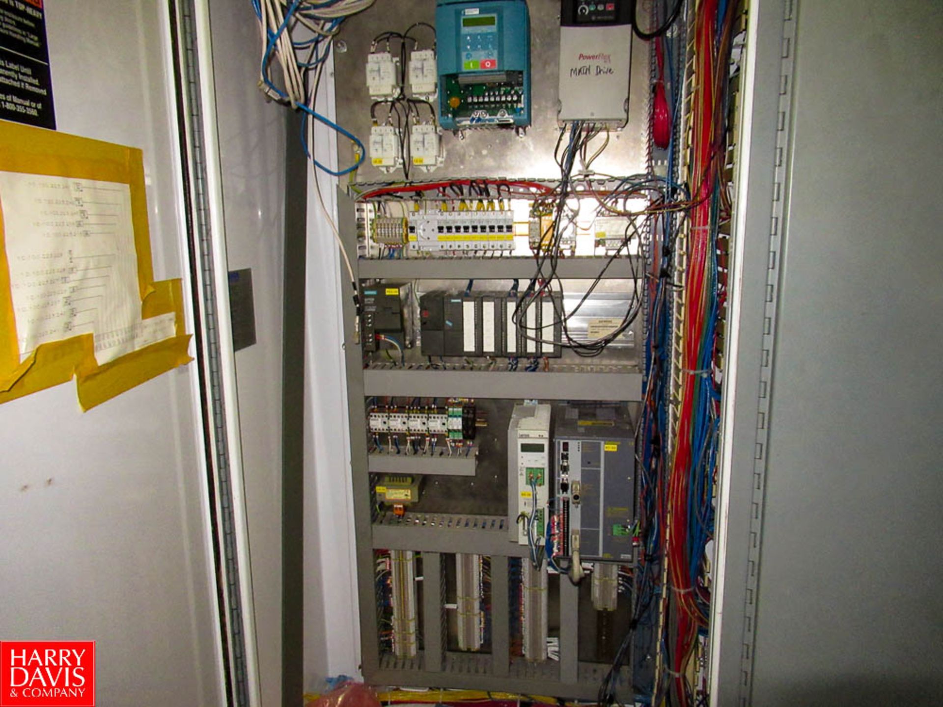 Lot of (5) Assorted PLC Cabinets, Located Along Back Wall In Upstairs Electrical Shop - Rigging Fee: - Image 6 of 10