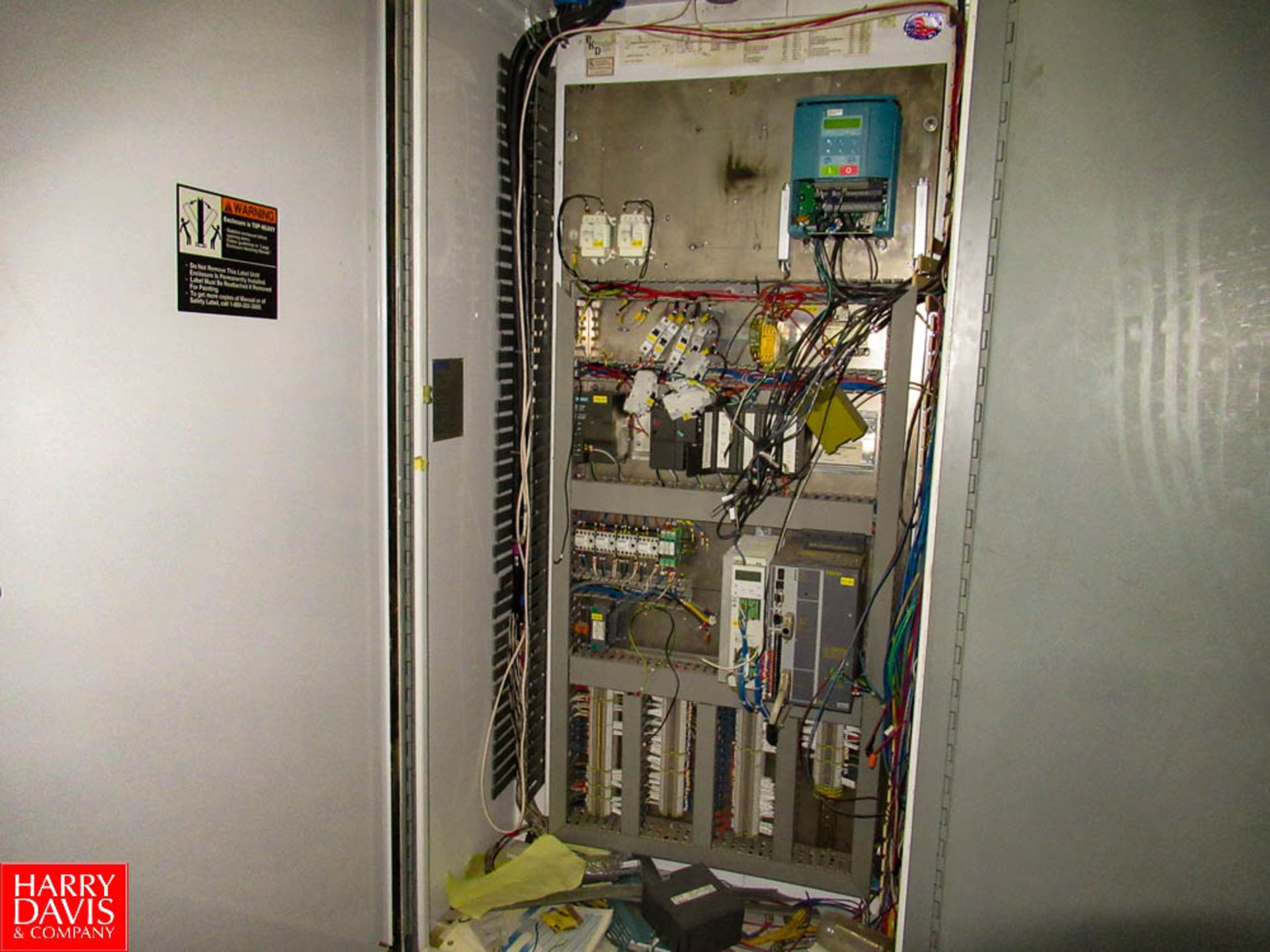 Lot of (5) Assorted PLC Cabinets, Located Along Back Wall In Upstairs Electrical Shop - Rigging Fee: - Image 3 of 10