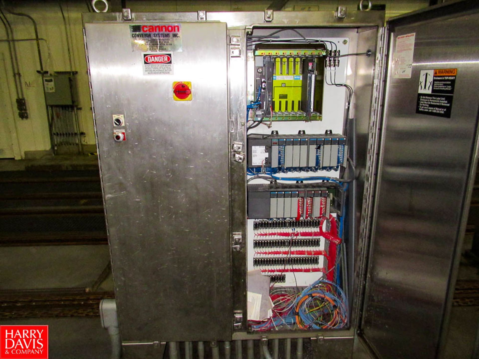 Lot of (2) Cannon PLC Control Cabinets Includes MCC Panel 8, Located In: Storage Cooler A - - Image 2 of 4