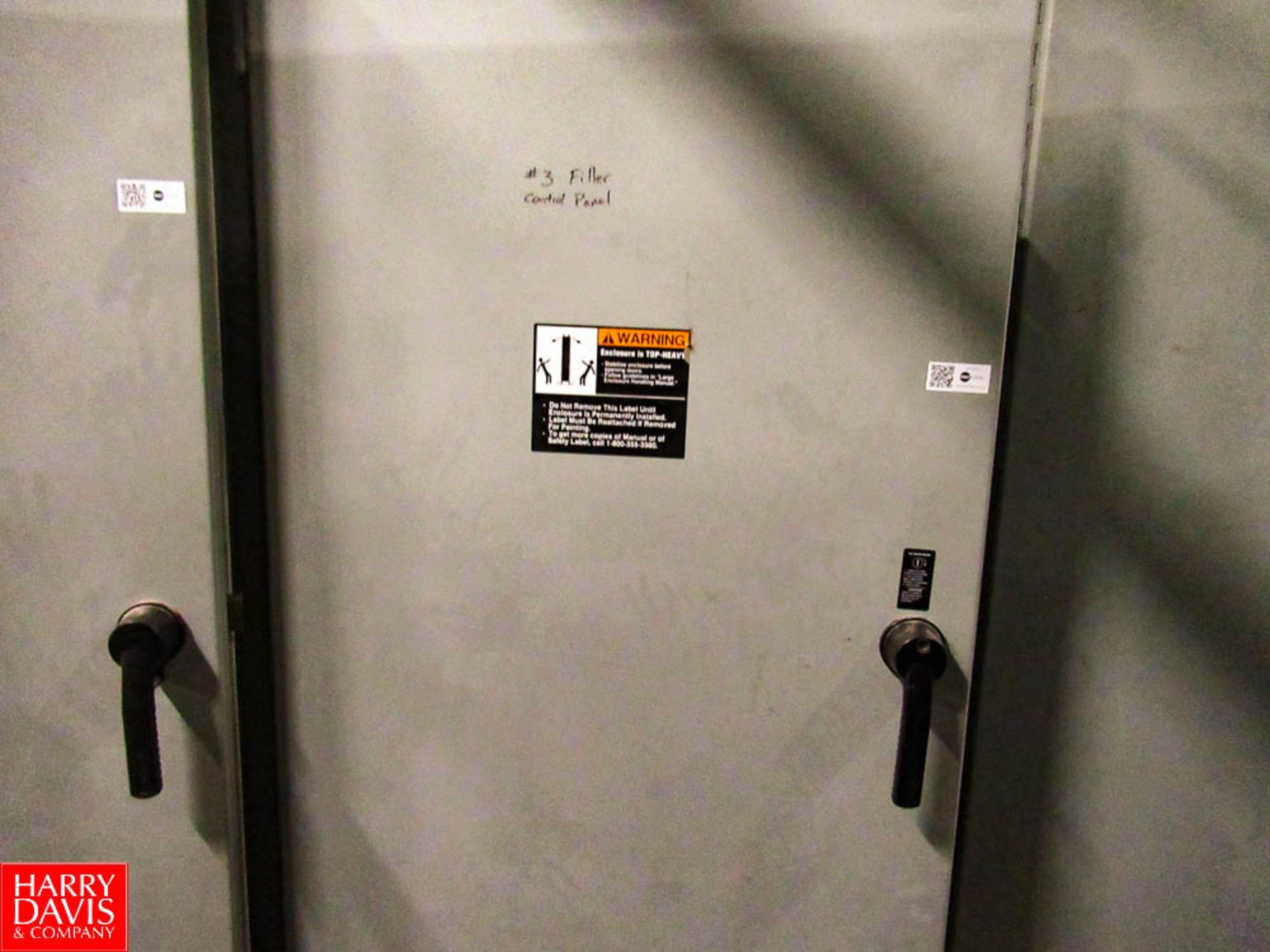 Lot of (5) Assorted PLC Cabinets, Located Along Back Wall In Upstairs Electrical Shop - Rigging Fee: - Image 7 of 10