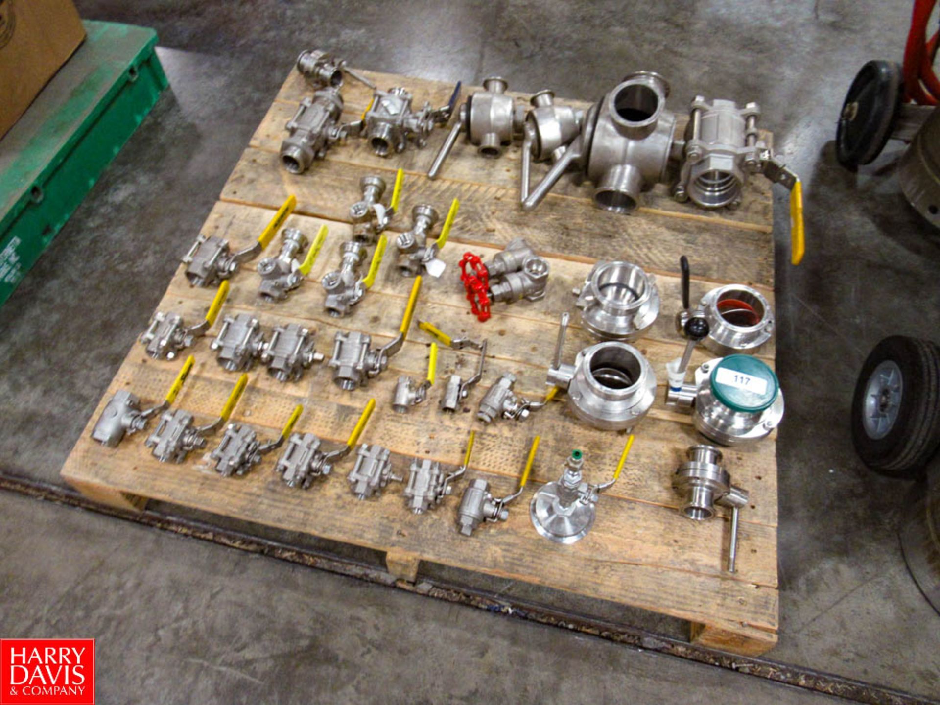 Lot of (34) Assorted S/S Valves, Located In Dry Storage - Rigging Fee: $ 50