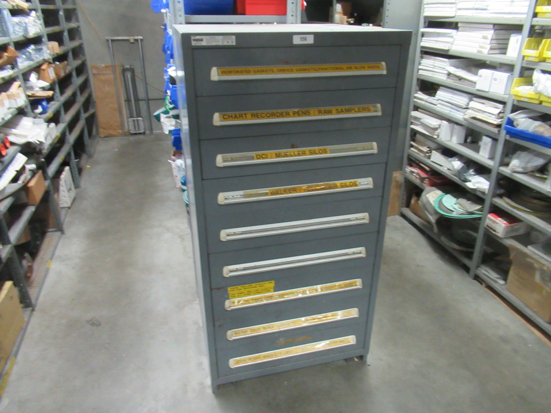 9-Drawer Parts Cabinet